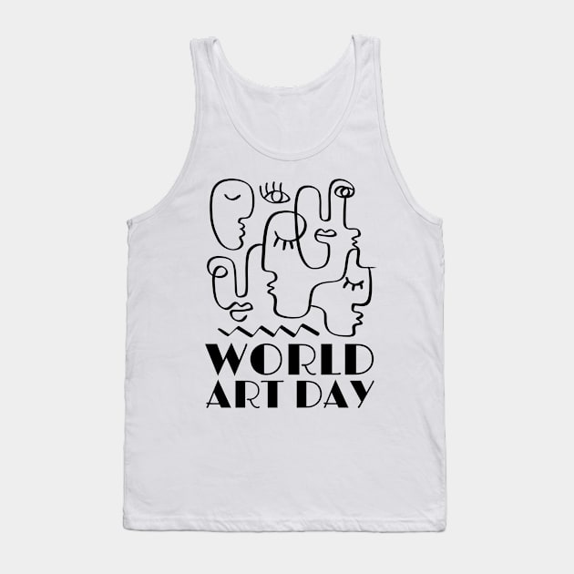 World Art Day Tank Top by stressless